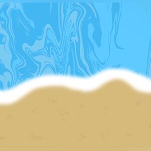 Beachy Swirl Picture Painting